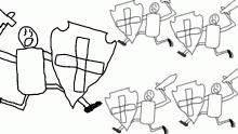 knight kills knight