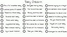 Daily Check In