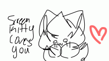 Screen Kitty Loves You! <3