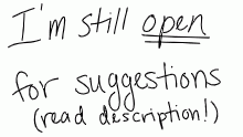 Send your sketches my way!