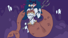 Kaymon as a mermaid