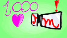 1,000 Hearts milestone