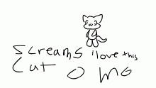 meow the cat petttttt